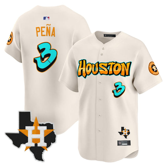 Houston Astros 'Graffiti H-Town Edition' Vapor Premier Limited Jersey - All Stitched