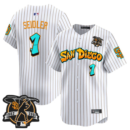 San Diego Padres 'Graffiti Barrio Edition' Vapor Premier Limited Jersey - All Stitched