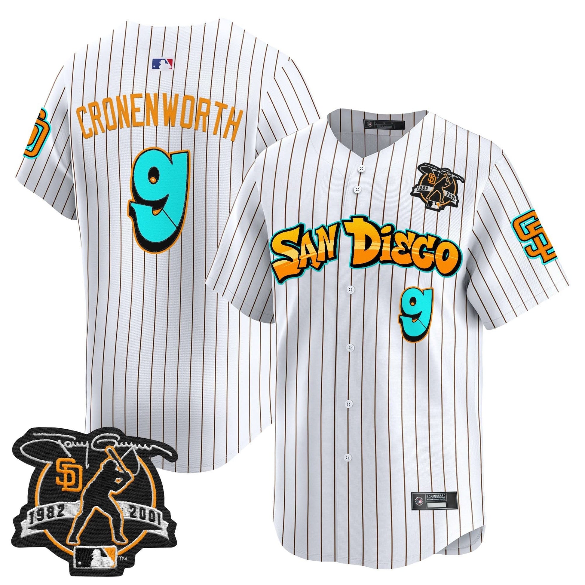 San Diego Padres 'Graffiti Barrio Edition' Vapor Premier Limited Jersey - All Stitched