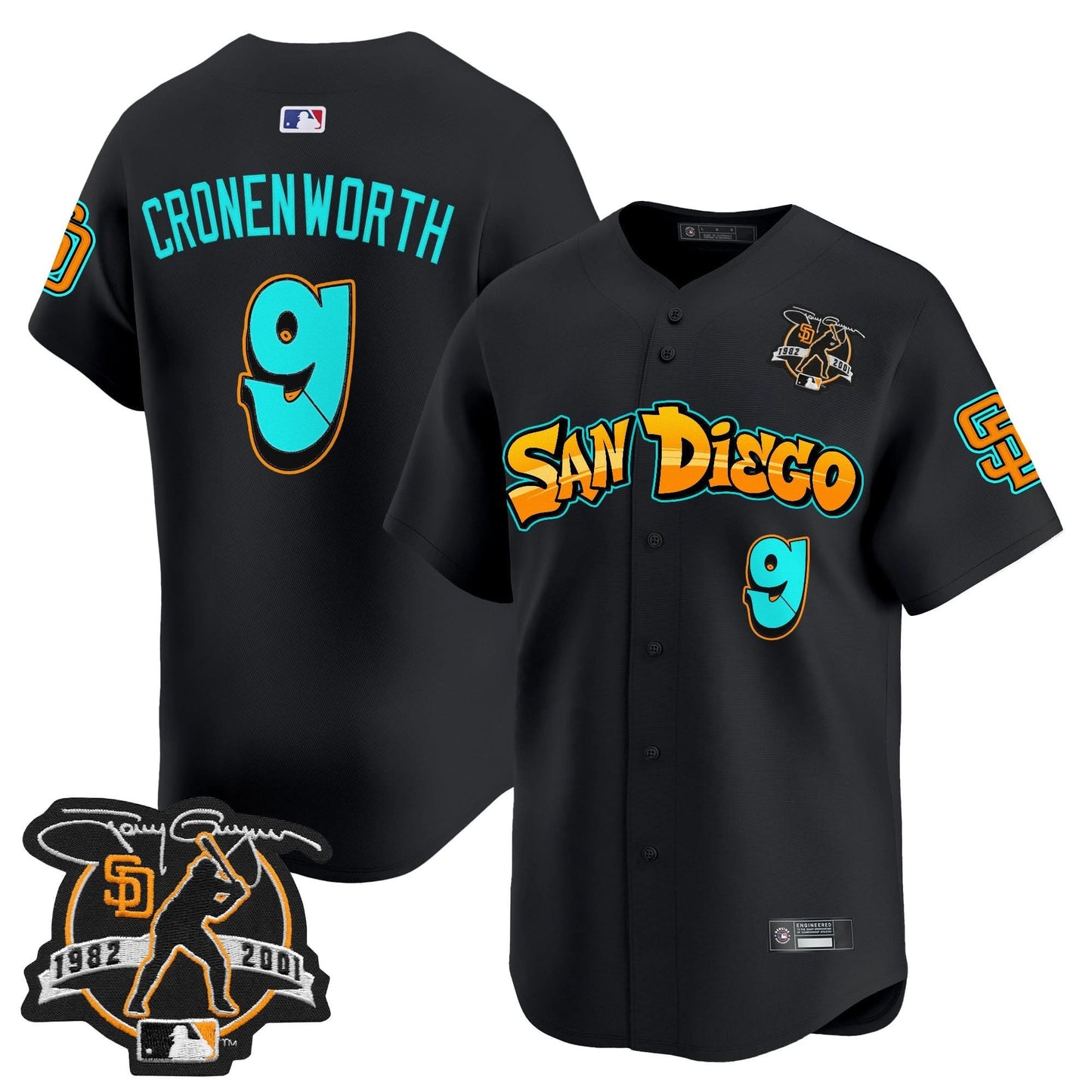 San Diego Padres 'Graffiti Barrio Edition' Vapor Premier Limited Jersey - All Stitched