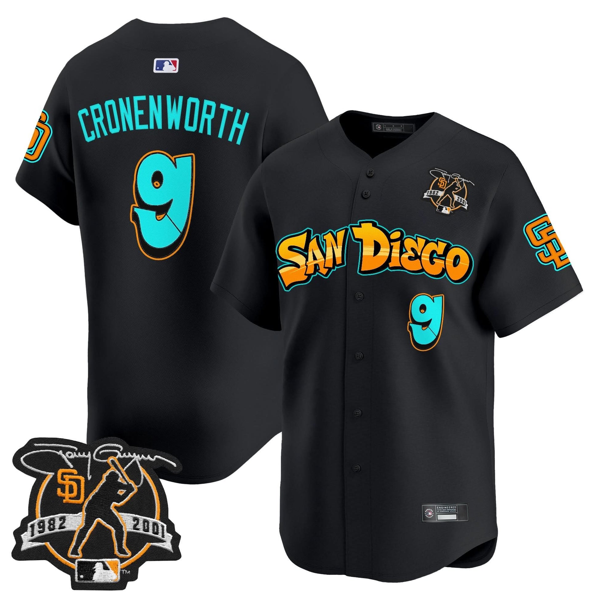 San Diego Padres 'Graffiti Barrio Edition' Vapor Premier Limited Jersey - All Stitched