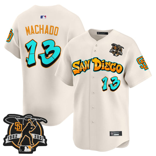 San Diego Padres 'Graffiti Barrio Edition' Vapor Premier Limited Jersey - All Stitched