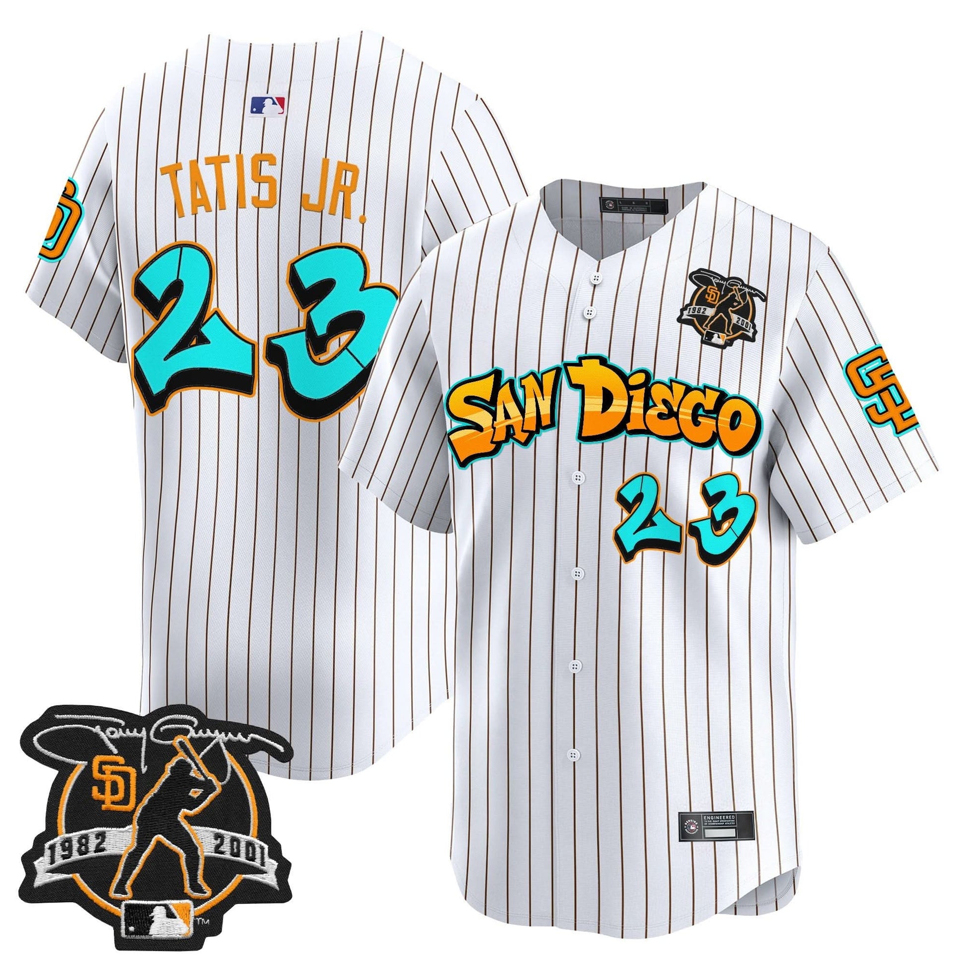 San Diego Padres 'Graffiti Barrio Edition' Vapor Premier Limited Jersey - All Stitched