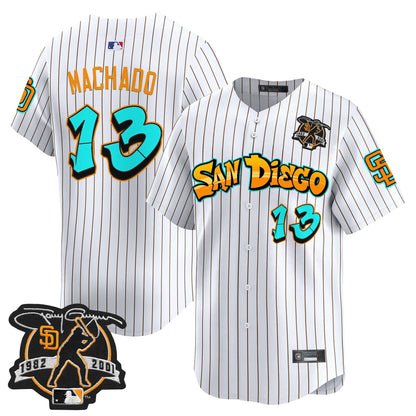 San Diego Padres 'Graffiti Barrio Edition' Vapor Premier Limited Jersey - All Stitched
