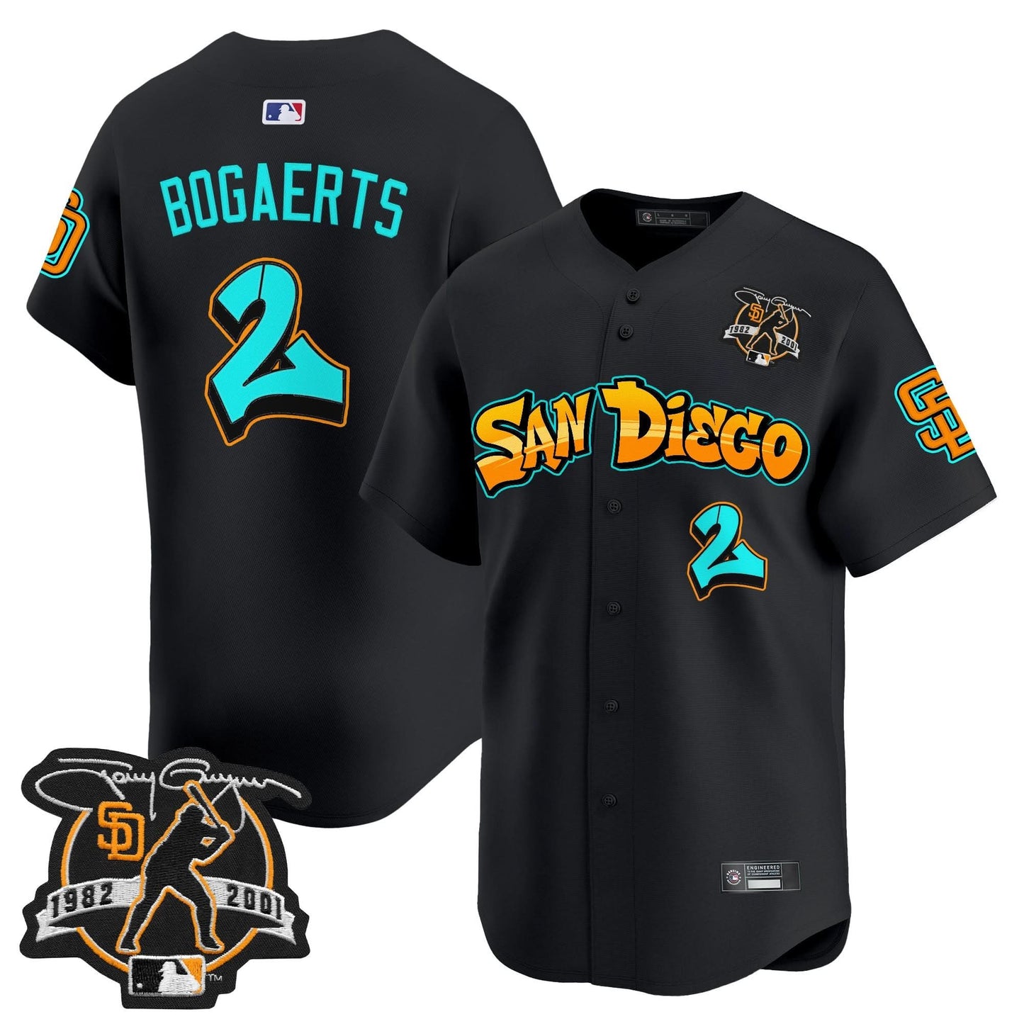 San Diego Padres 'Graffiti Barrio Edition' Vapor Premier Limited Jersey - All Stitched