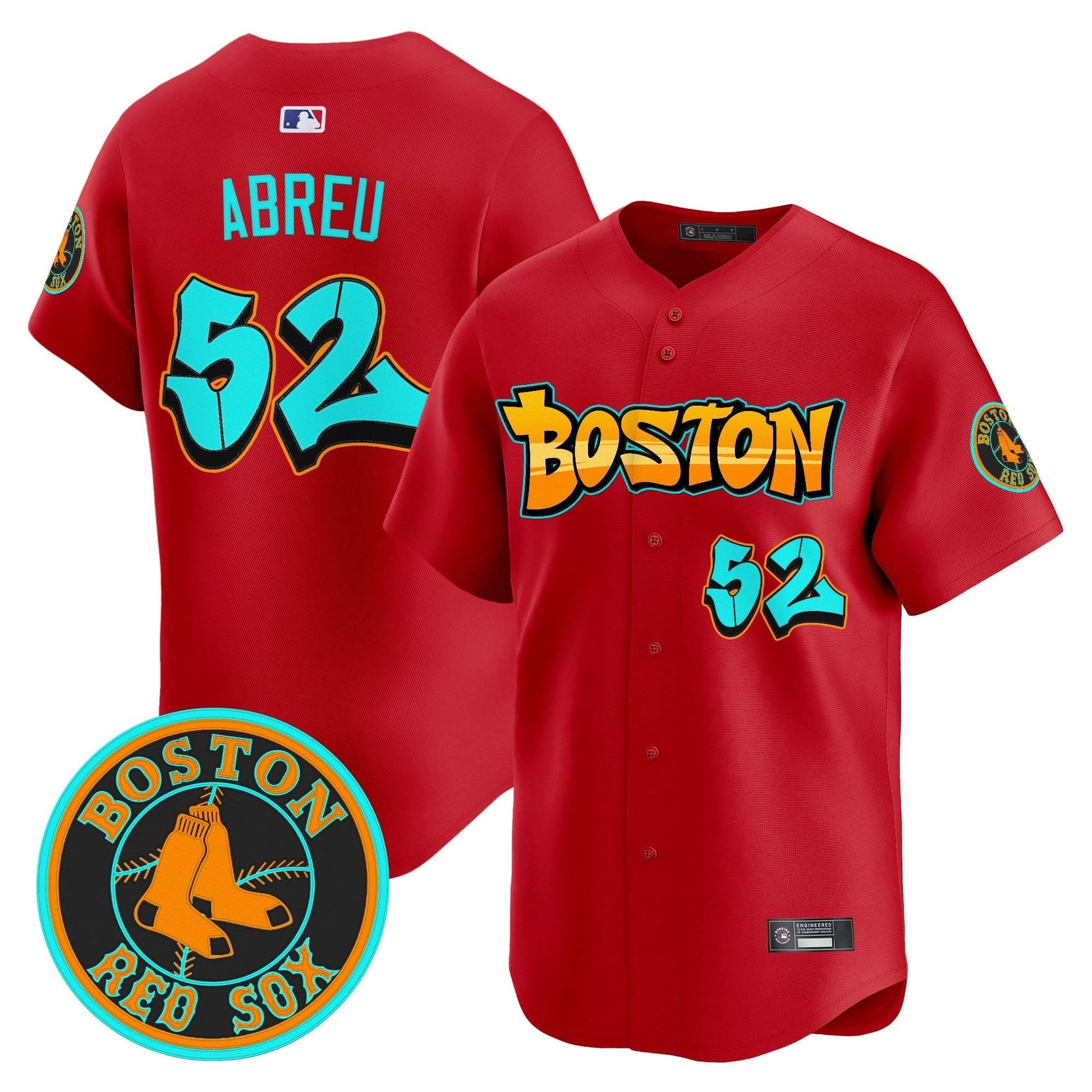 Boston Red Sox 'Graffiti Streetstyle Edition' Vapor Premier Limited Jersey - All Stitched