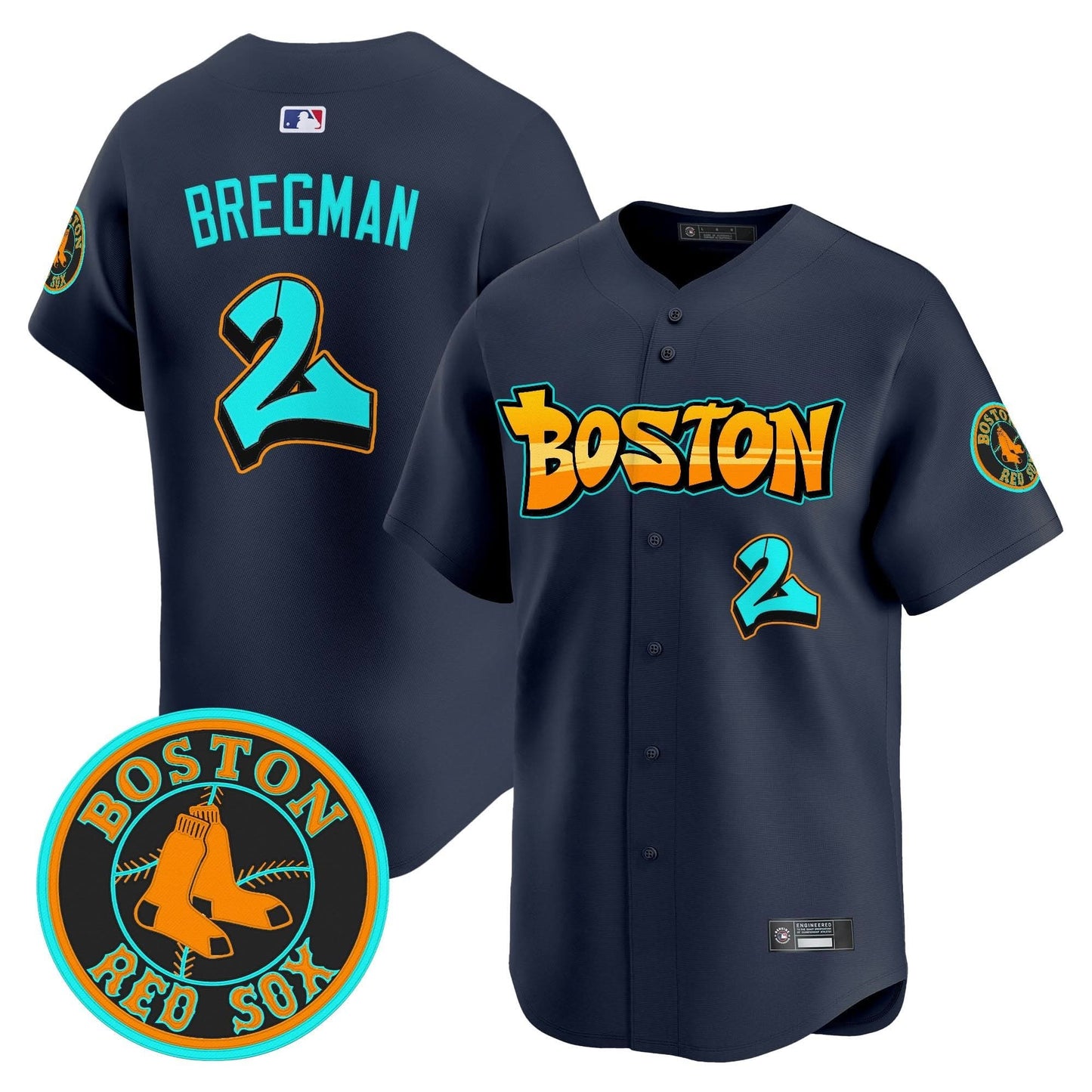 Boston Red Sox 'Graffiti Streetstyle Edition' Vapor Premier Limited Jersey - All Stitched
