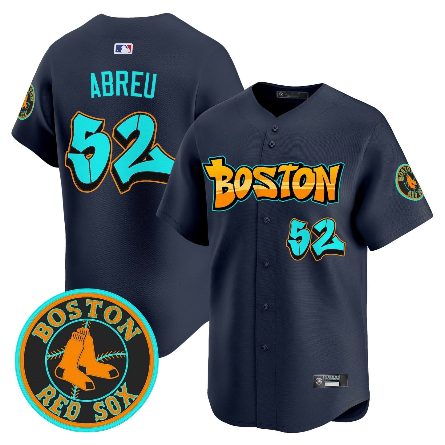 Boston Red Sox 'Graffiti Streetstyle Edition' Vapor Premier Limited Jersey - All Stitched