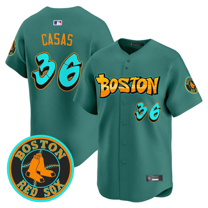 Boston Red Sox 'Graffiti Streetstyle Edition' Vapor Premier Limited Jersey - All Stitched