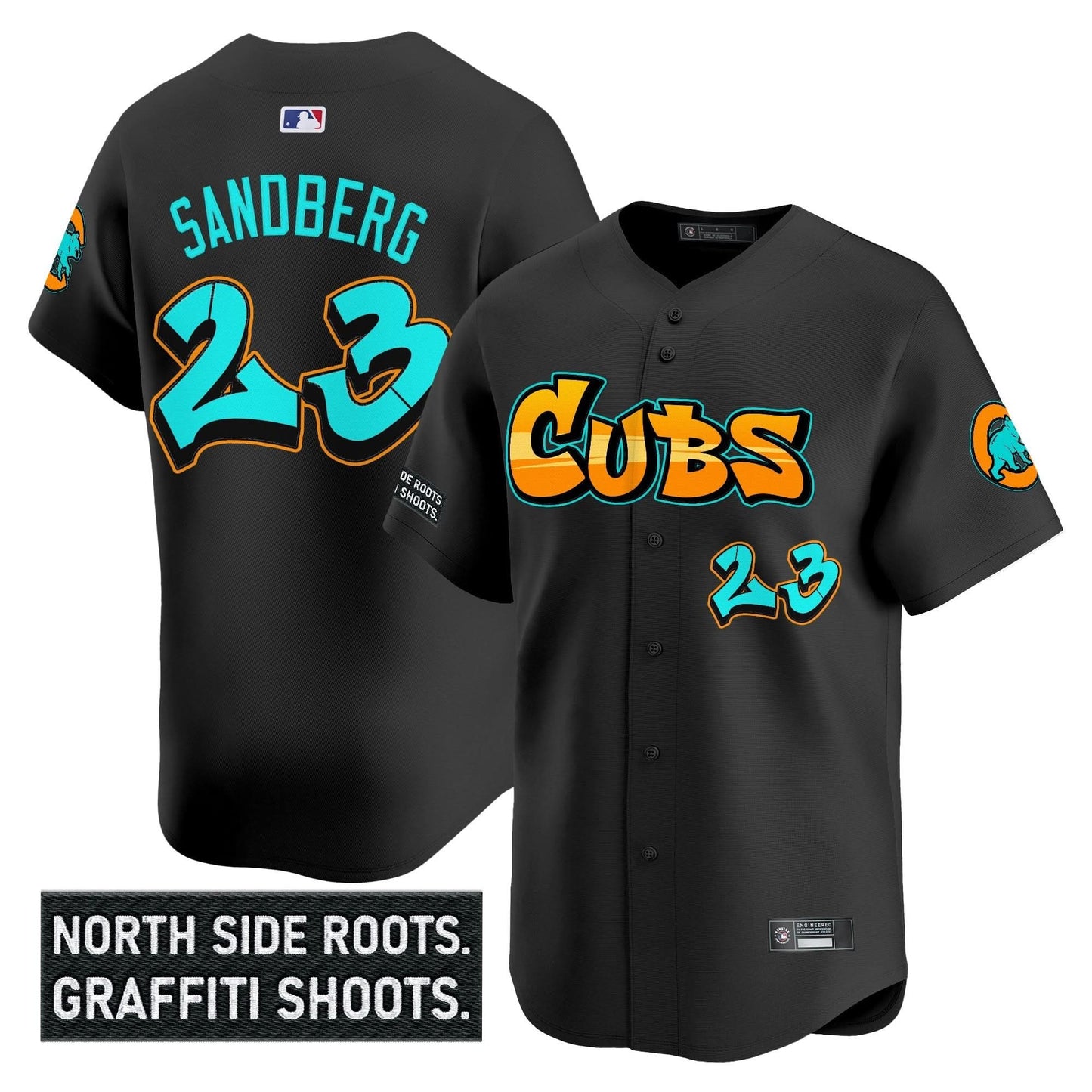 Chicago Cubs 'Graffiti North Side Edition' Vapor Premier Limited Jersey - All Stitched