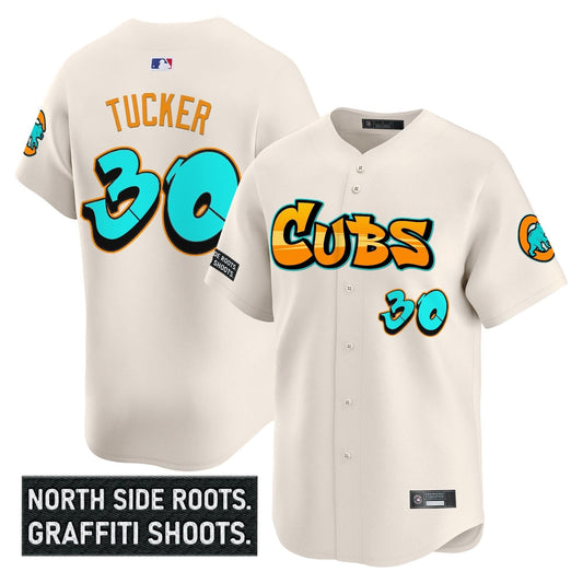 Chicago Cubs 'Graffiti North Side Edition' Vapor Premier Limited Jersey - All Stitched