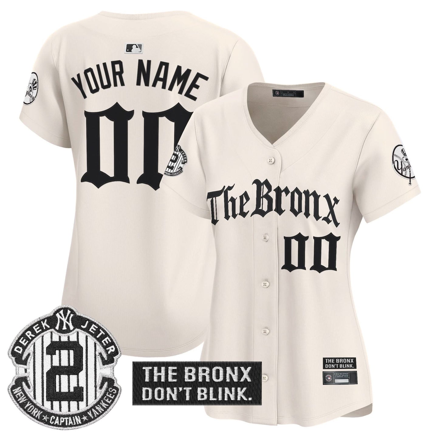 Yankees 'The Bronx - Gothic Ink Drop Edition' Vapor Premier Limited Custom Jersey - All Stitched