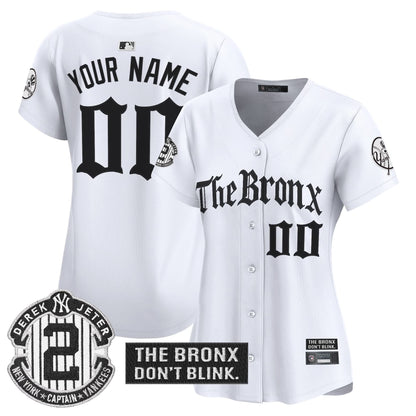 Yankees 'The Bronx - Gothic Ink Drop Edition' Vapor Premier Limited Custom Jersey - All Stitched