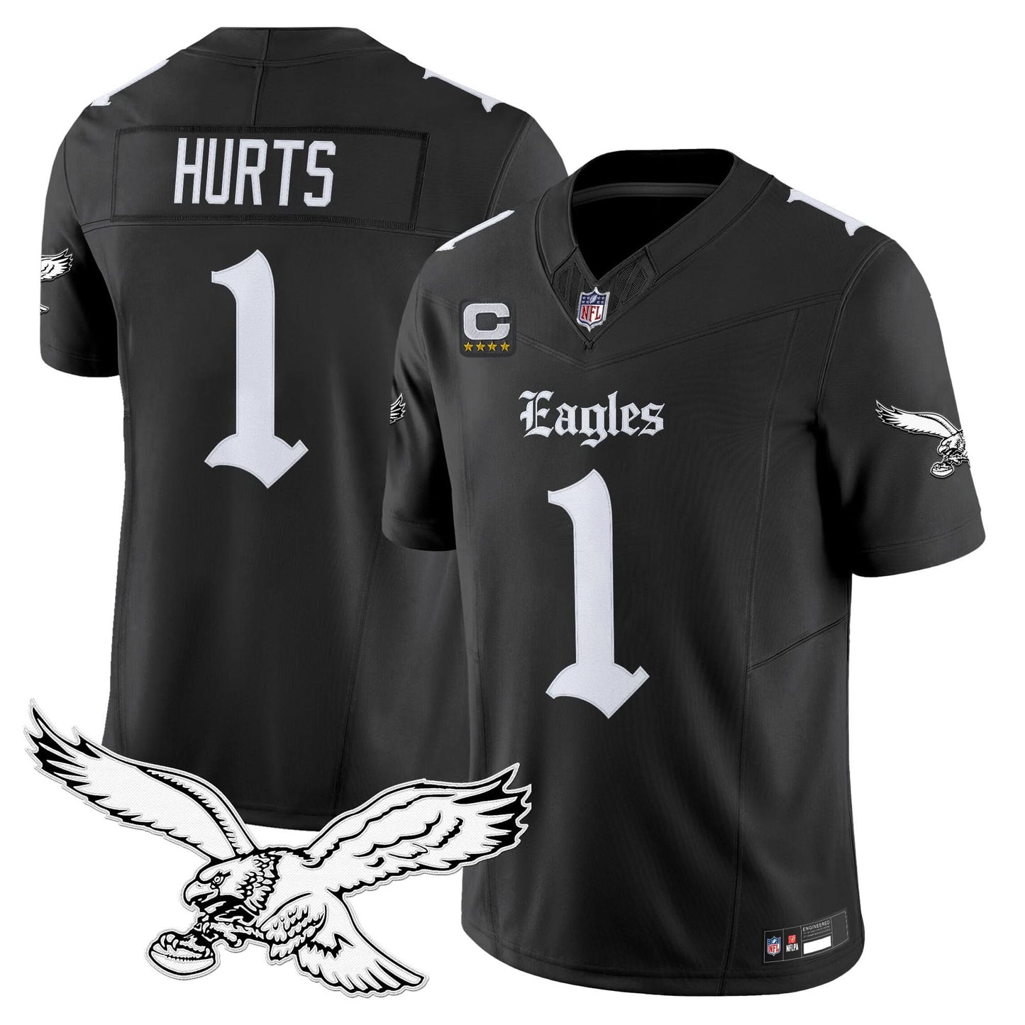 Philadelphia Eagles 'Gothic Philly Edition' Vapor Limited Jersey - All Stitched