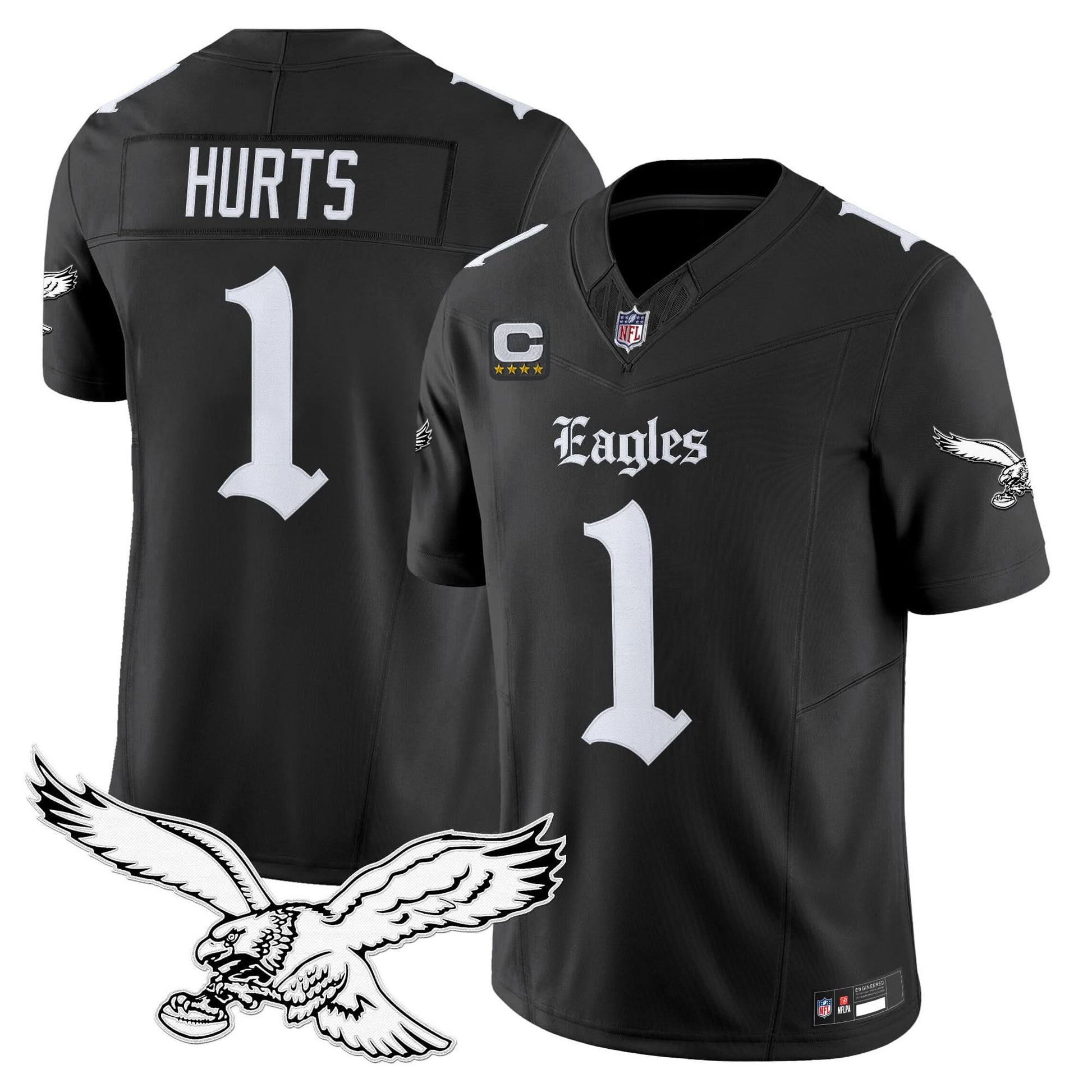 Philadelphia Eagles 'Gothic Philly Edition' Vapor Limited Jersey - All Stitched