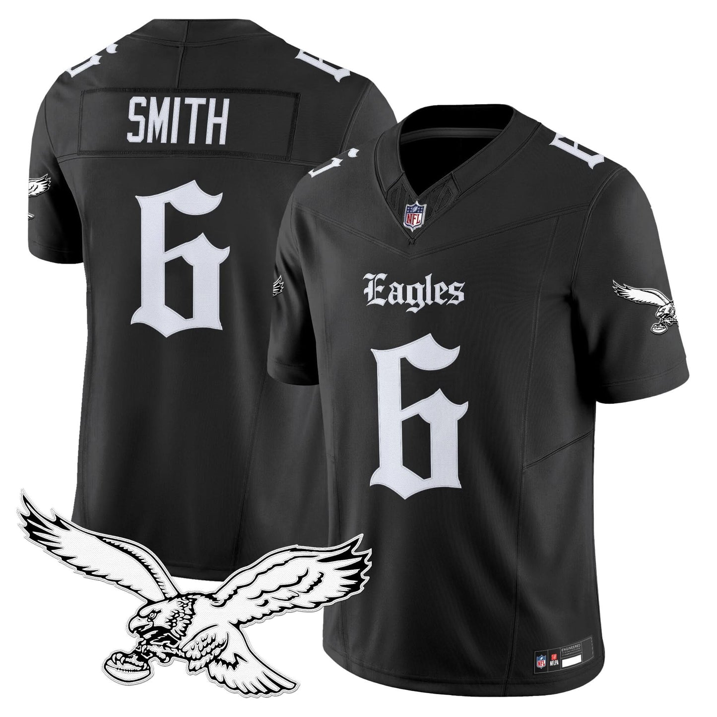 Philadelphia Eagles 'Gothic Philly Edition' Vapor Limited Jersey - All Stitched