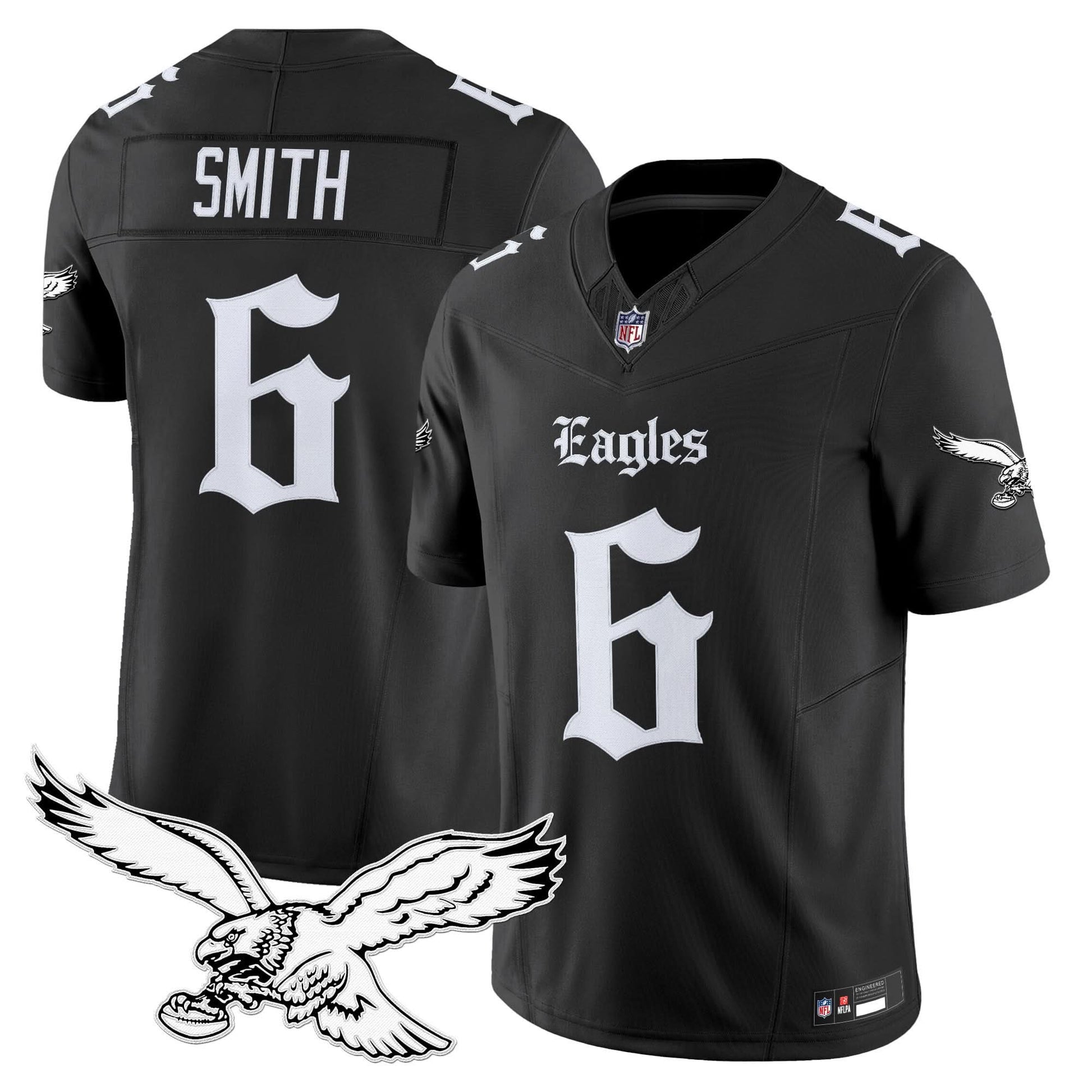 Philadelphia Eagles 'Gothic Philly Edition' Vapor Limited Jersey - All Stitched
