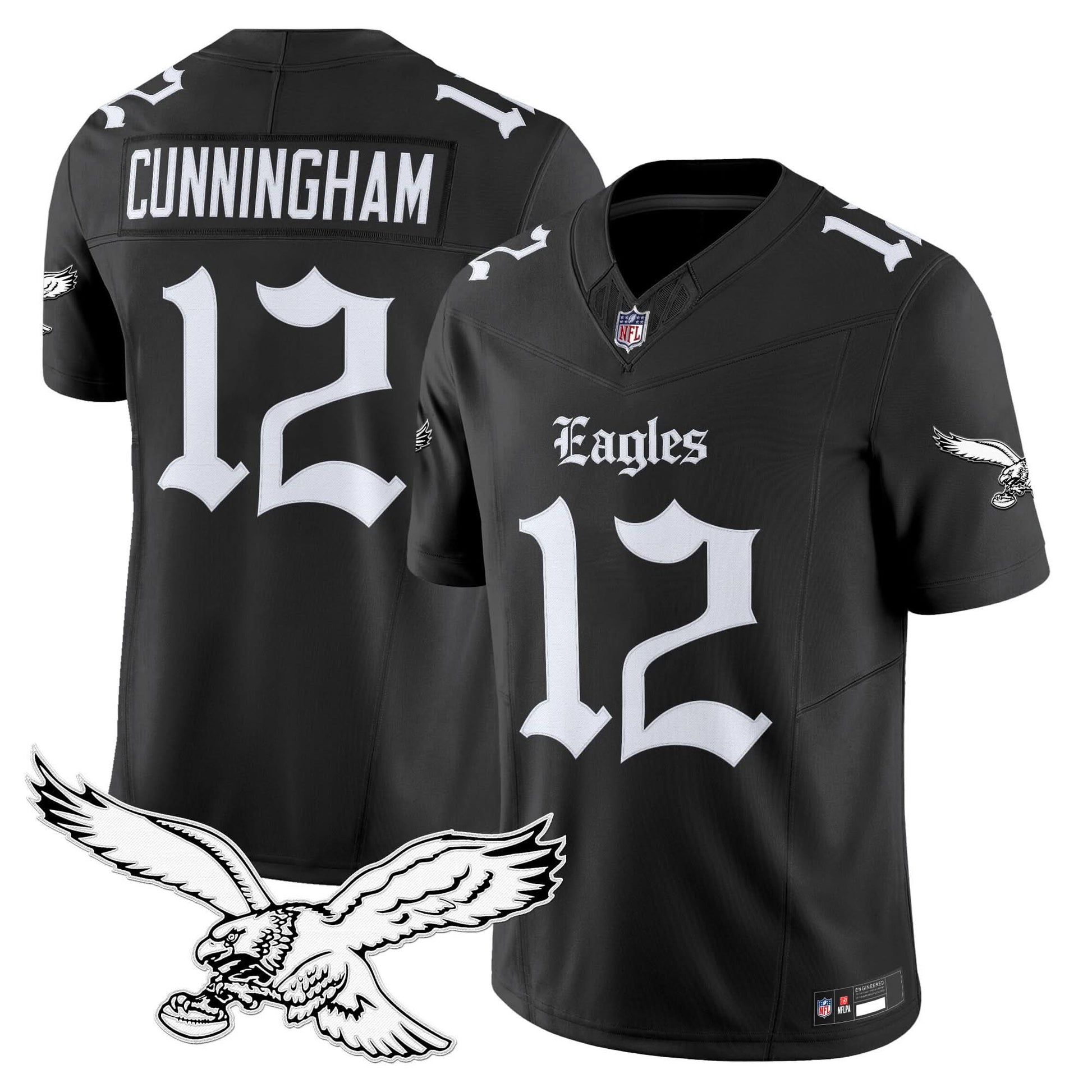 Philadelphia Eagles 'Gothic Philly Edition' Vapor Limited Jersey - All Stitched
