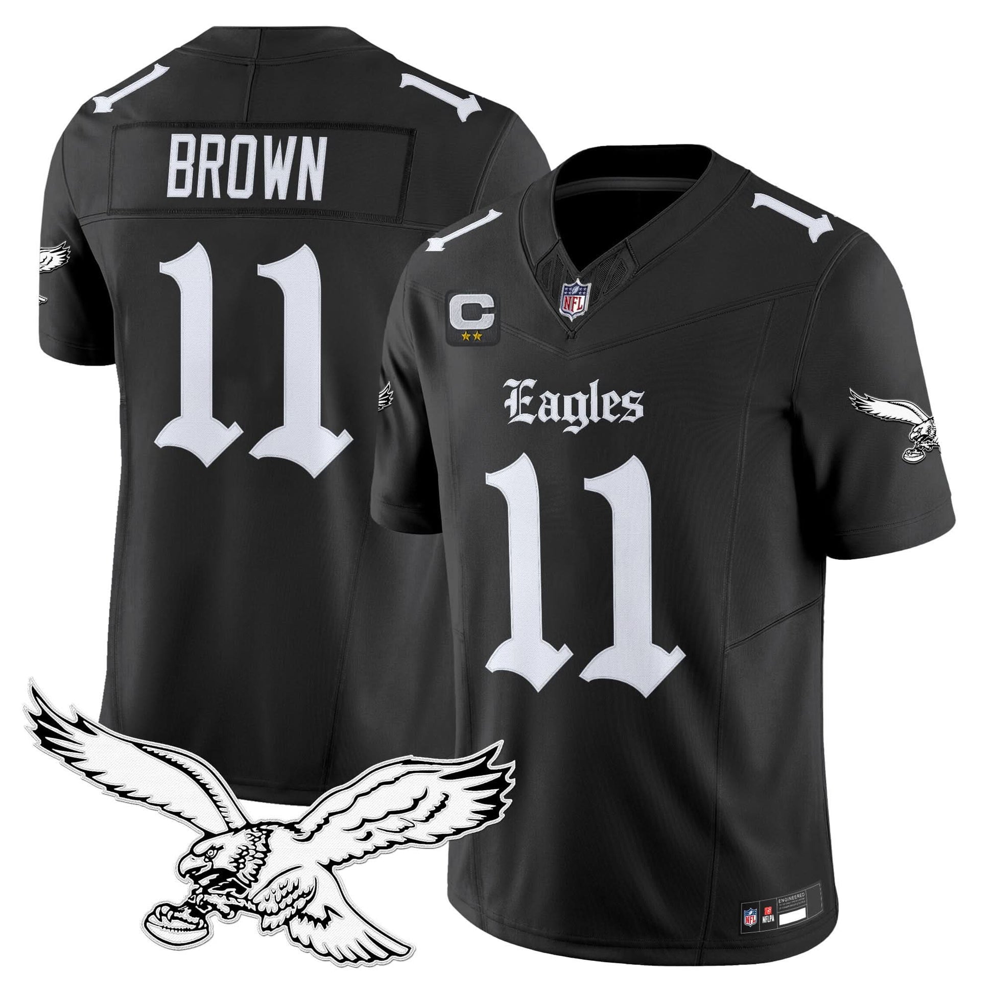 Philadelphia Eagles 'Gothic Philly Edition' Vapor Limited Jersey - All Stitched