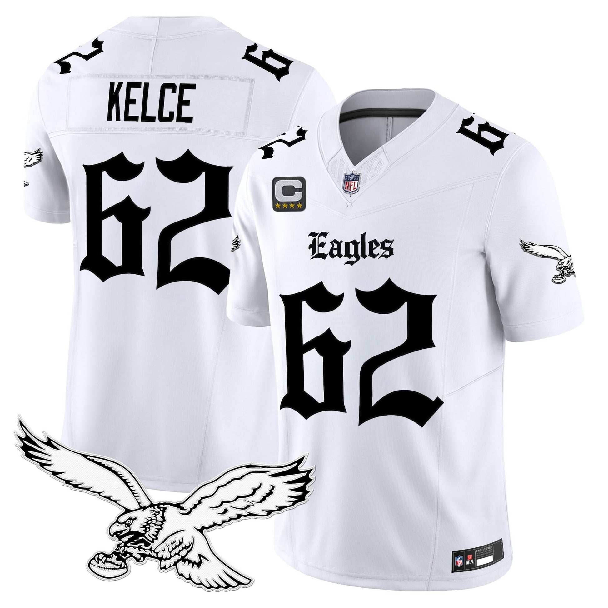 Philadelphia Eagles 'Gothic Philly Edition' Vapor Limited Jersey - All Stitched