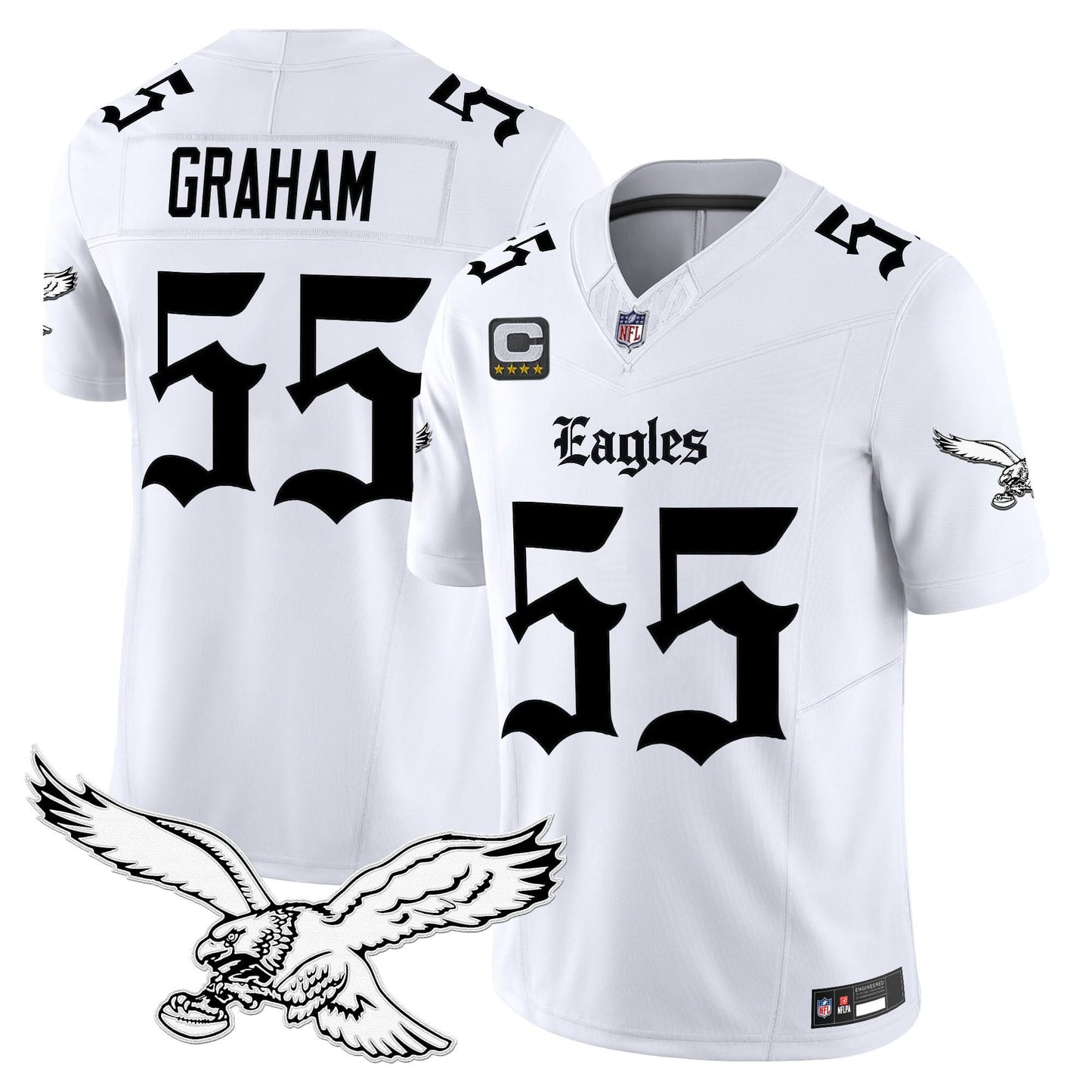 Philadelphia Eagles 'Gothic Philly Edition' Vapor Limited Jersey - All Stitched