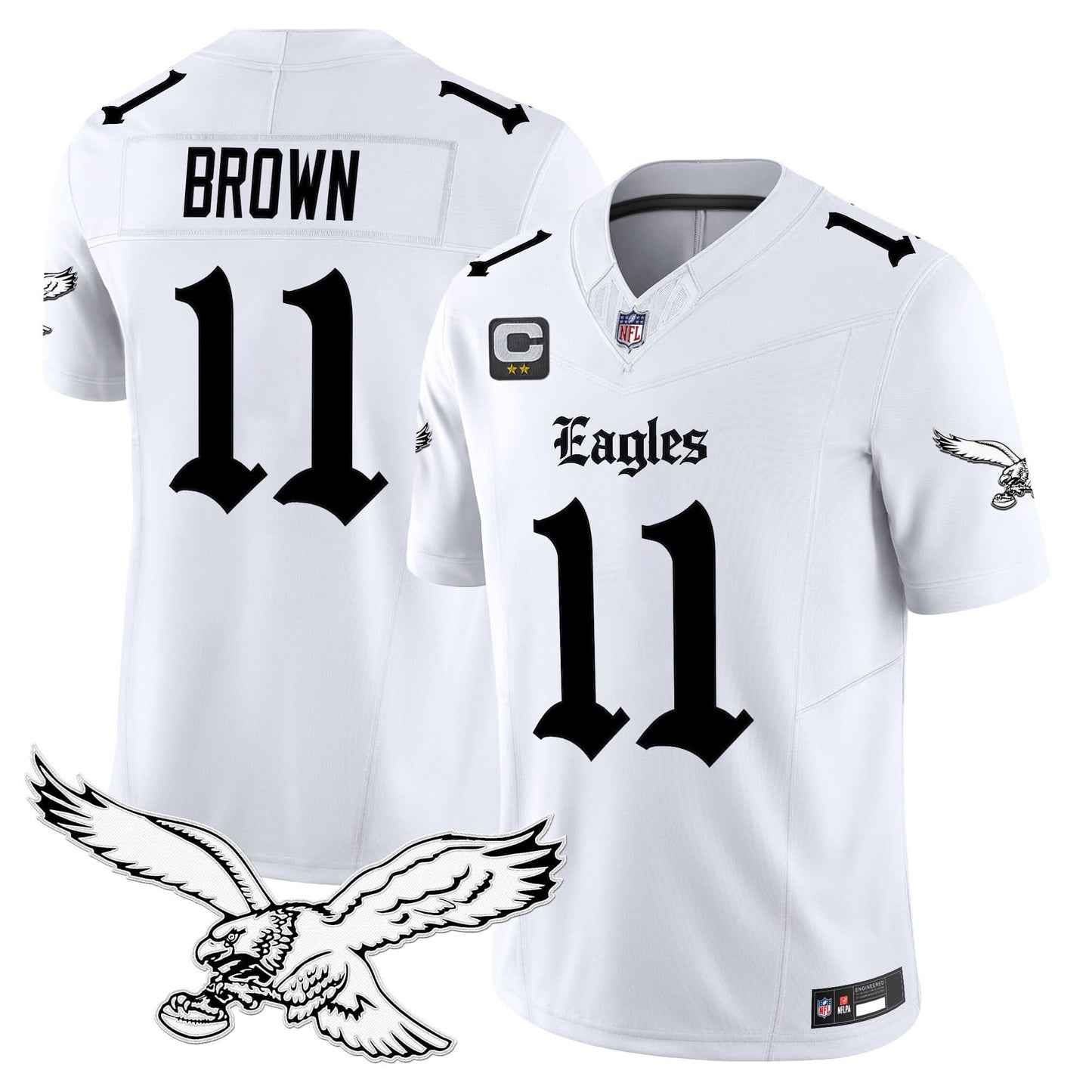 Philadelphia Eagles 'Gothic Philly Edition' Vapor Limited Jersey - All Stitched