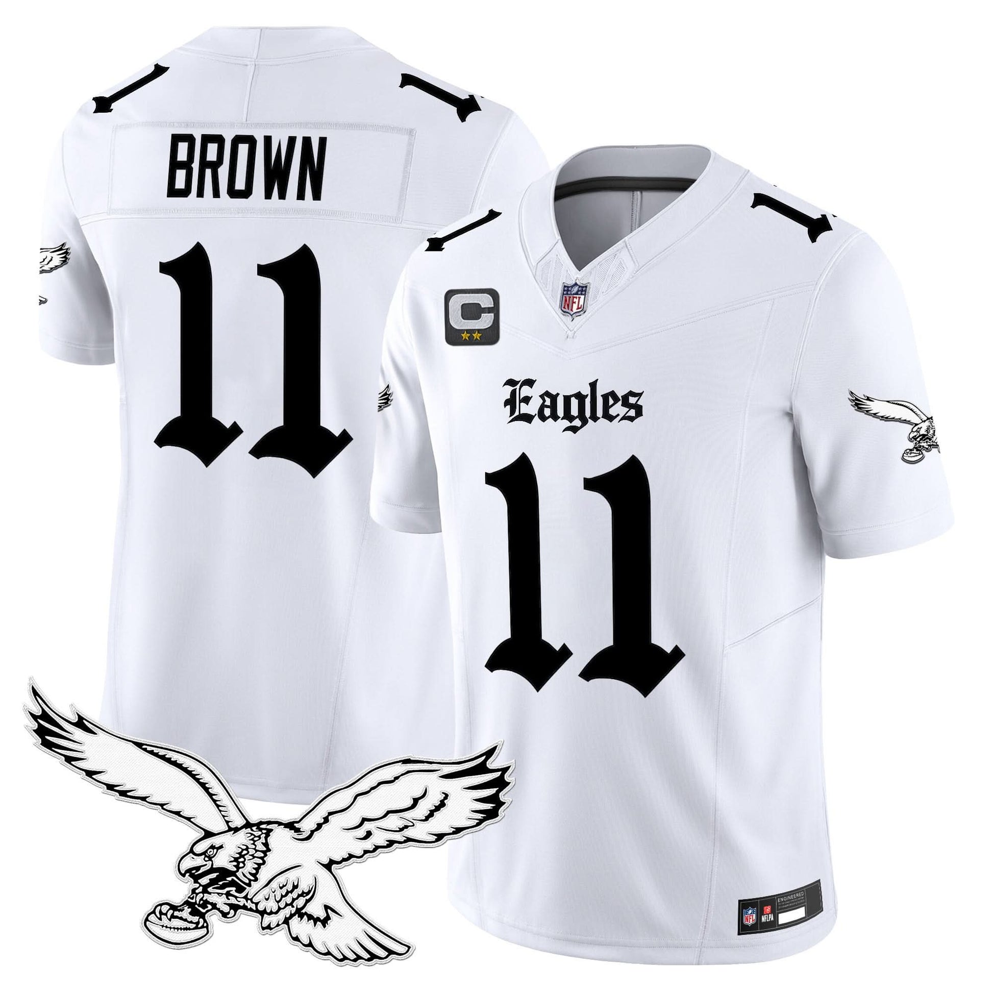 Philadelphia Eagles 'Gothic Philly Edition' Vapor Limited Jersey - All Stitched