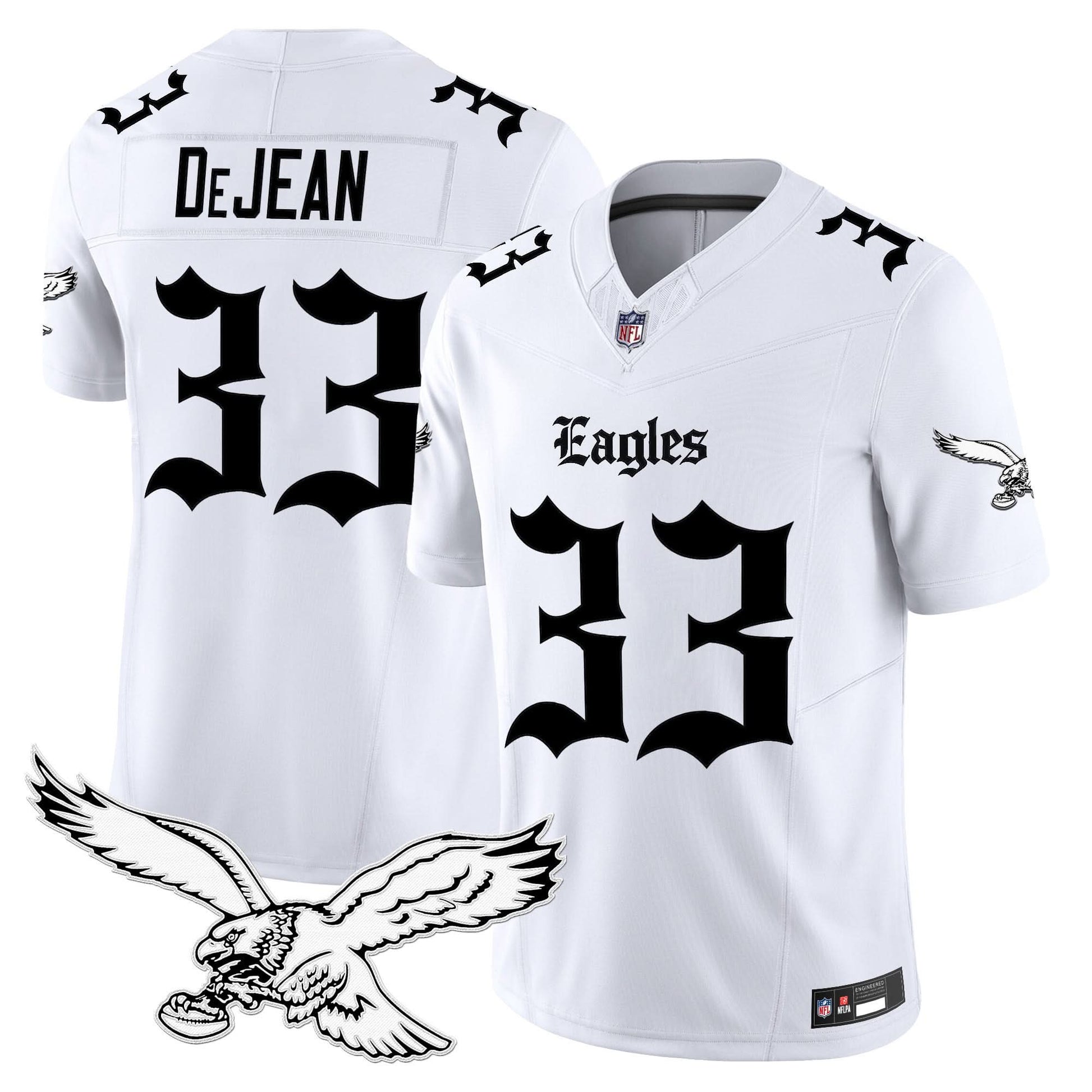 Philadelphia Eagles 'Gothic Philly Edition' Vapor Limited Jersey - All Stitched