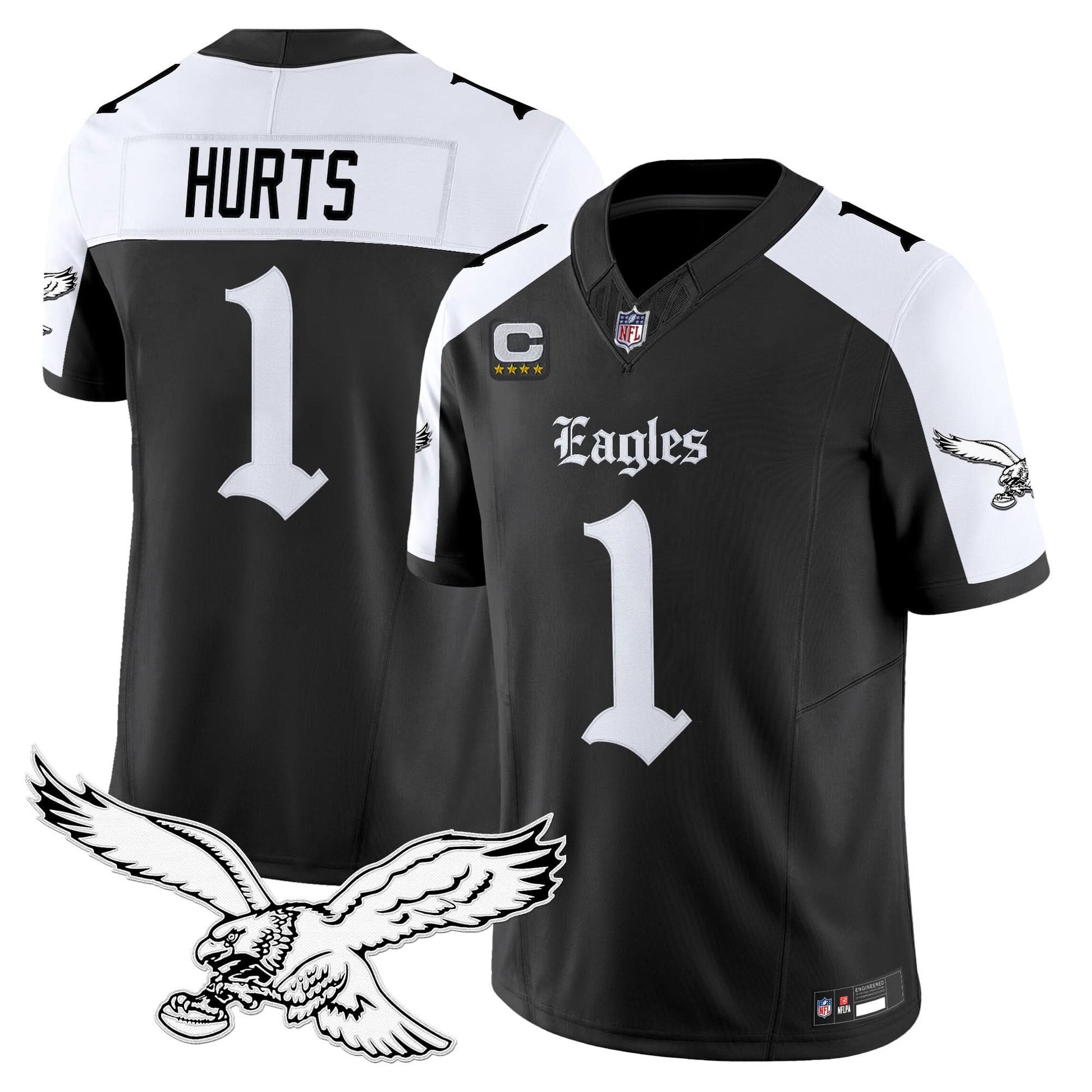 Philadelphia Eagles 'Gothic Philly Edition' Vapor Limited Jersey - All Stitched