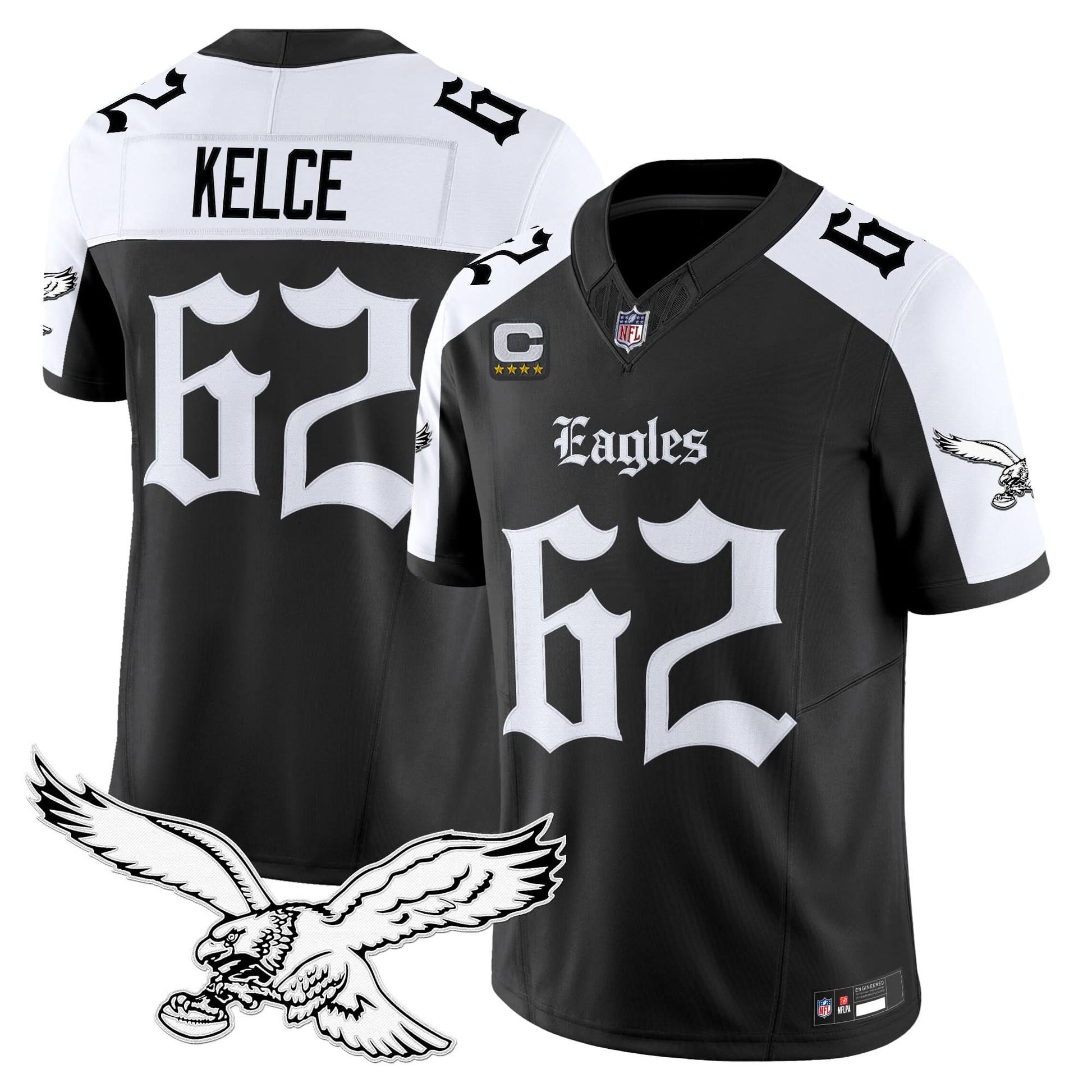Philadelphia Eagles 'Gothic Philly Edition' Vapor Limited Jersey - All Stitched