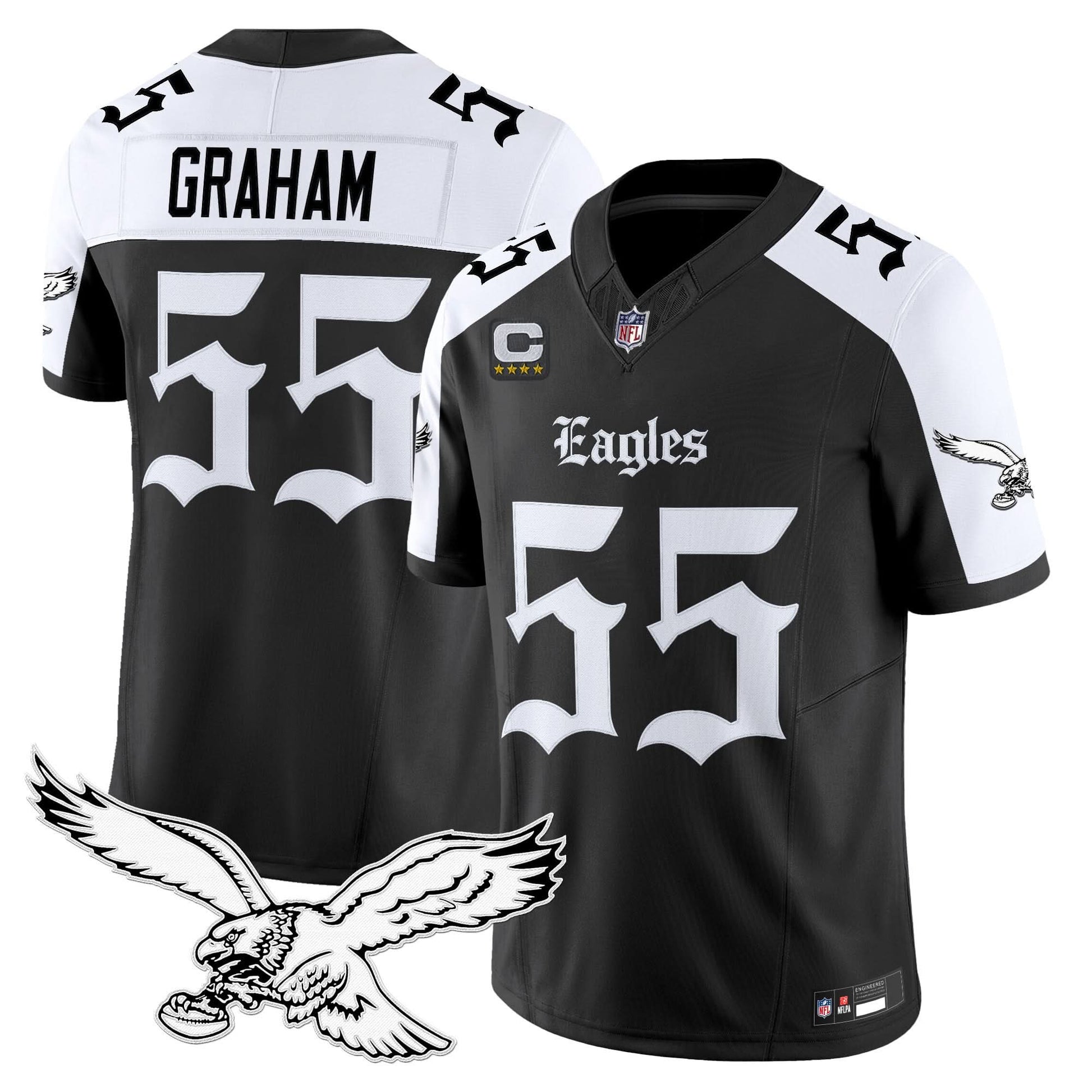 Philadelphia Eagles 'Gothic Philly Edition' Vapor Limited Jersey - All Stitched