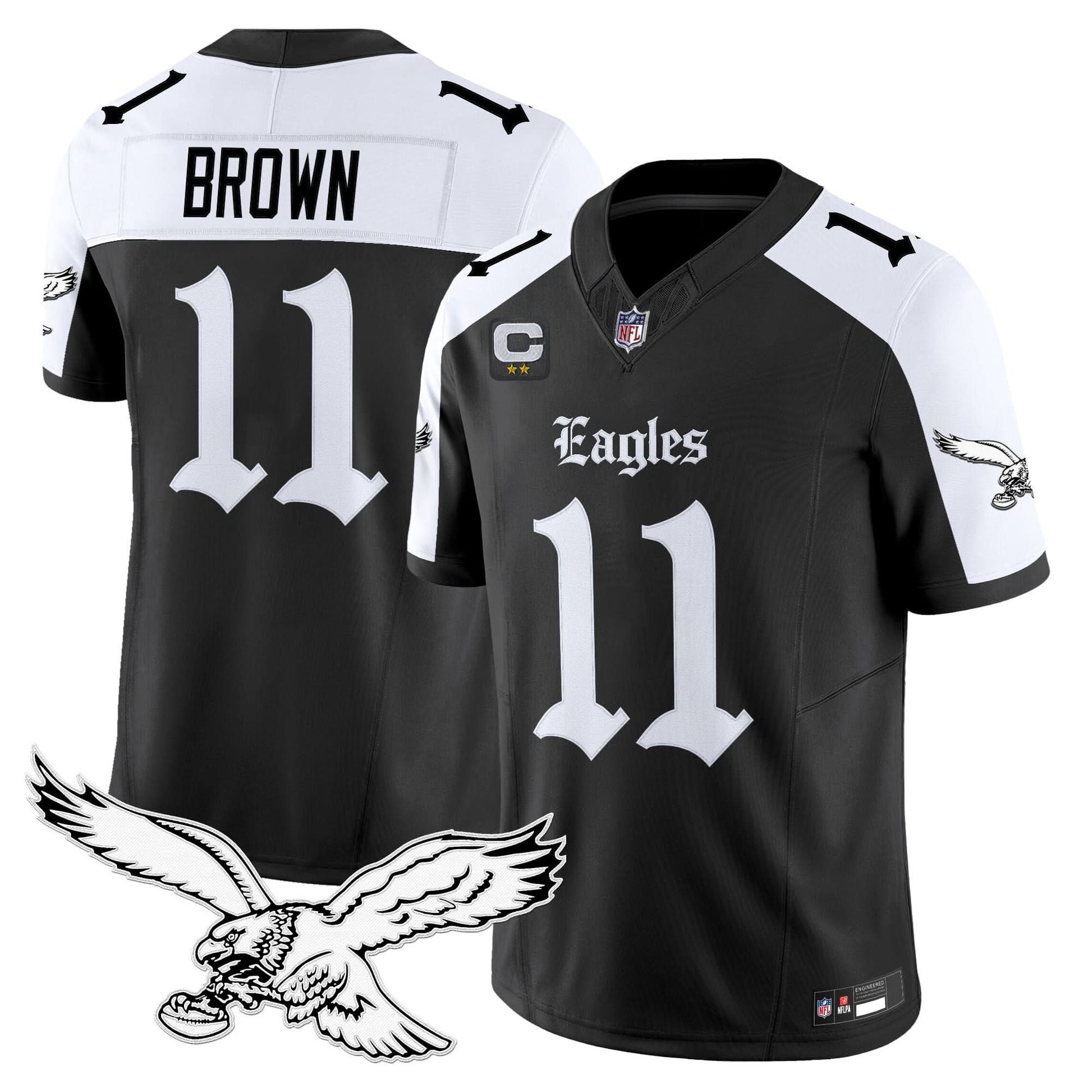 Philadelphia Eagles 'Gothic Philly Edition' Vapor Limited Jersey - All Stitched