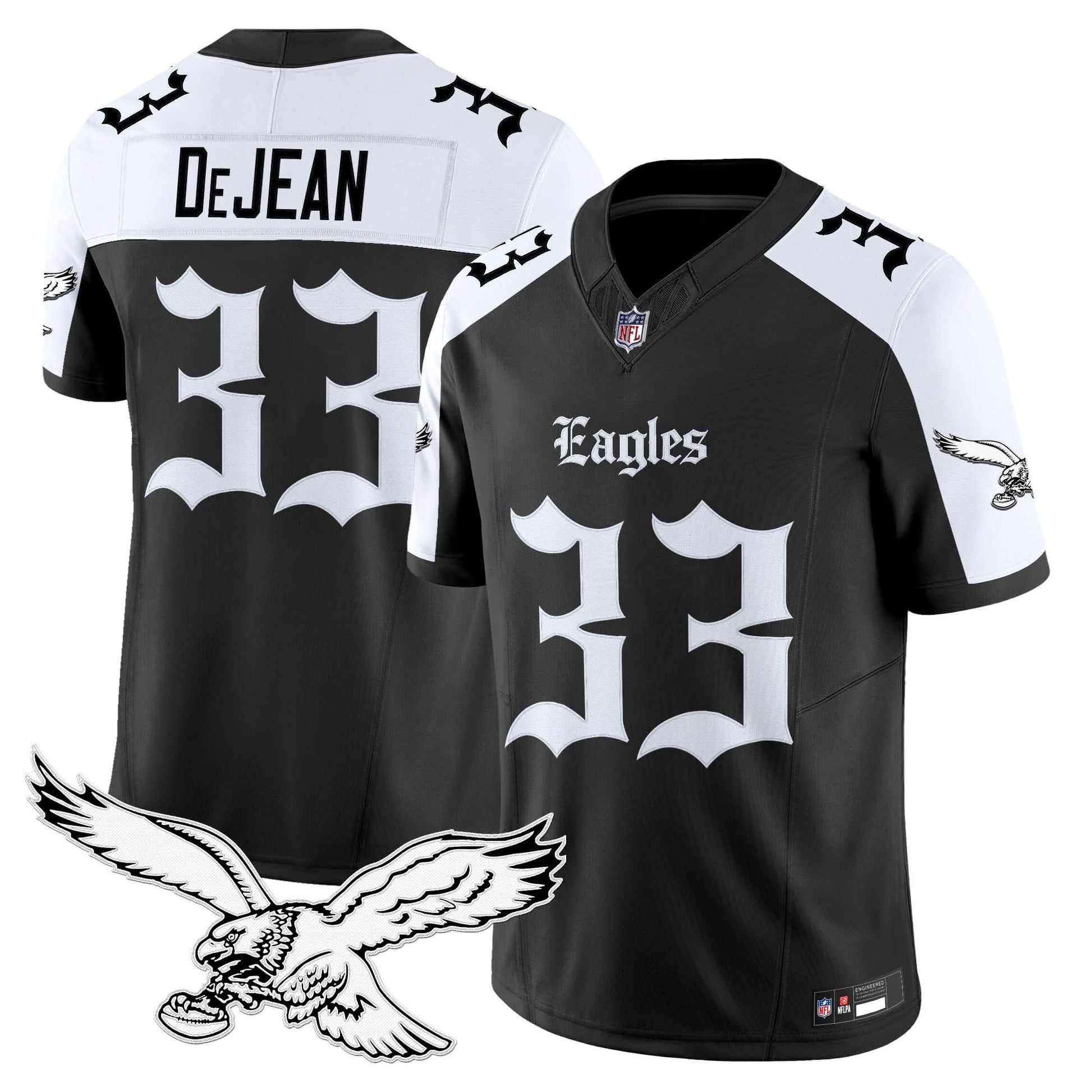 Philadelphia Eagles 'Gothic Philly Edition' Vapor Limited Jersey - All Stitched