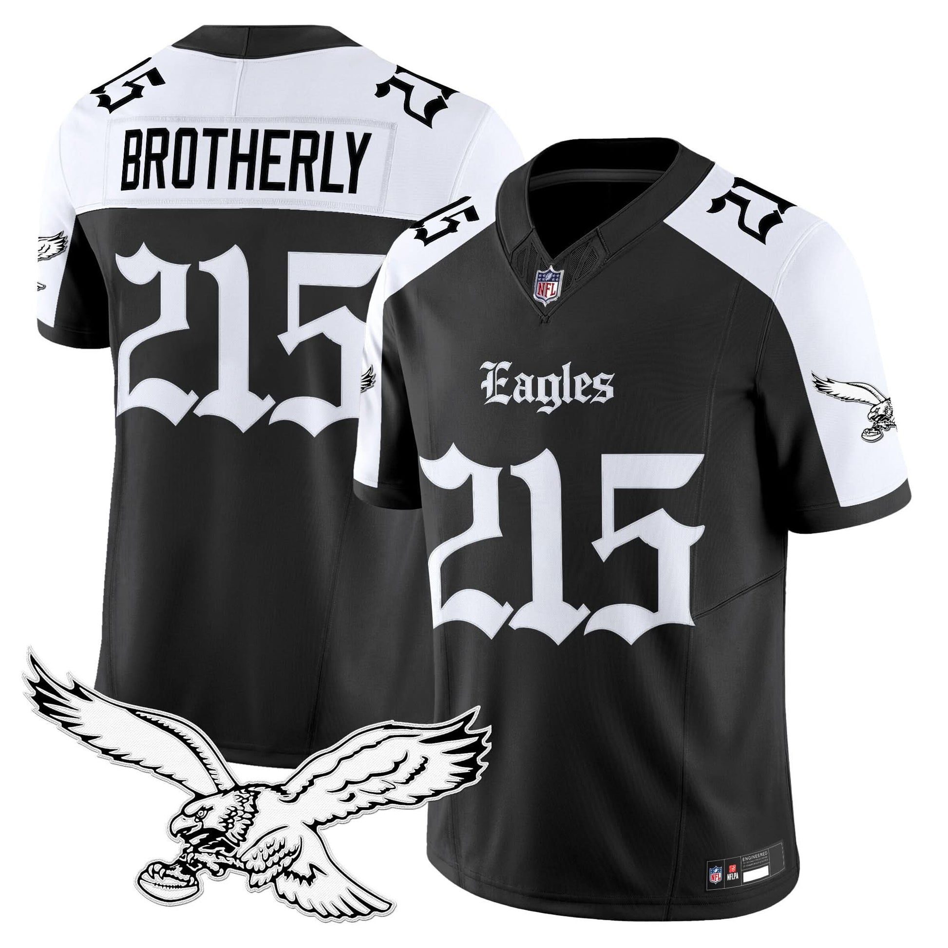 Philadelphia Eagles 'Gothic Philly Edition' Vapor Limited Jersey - All Stitched