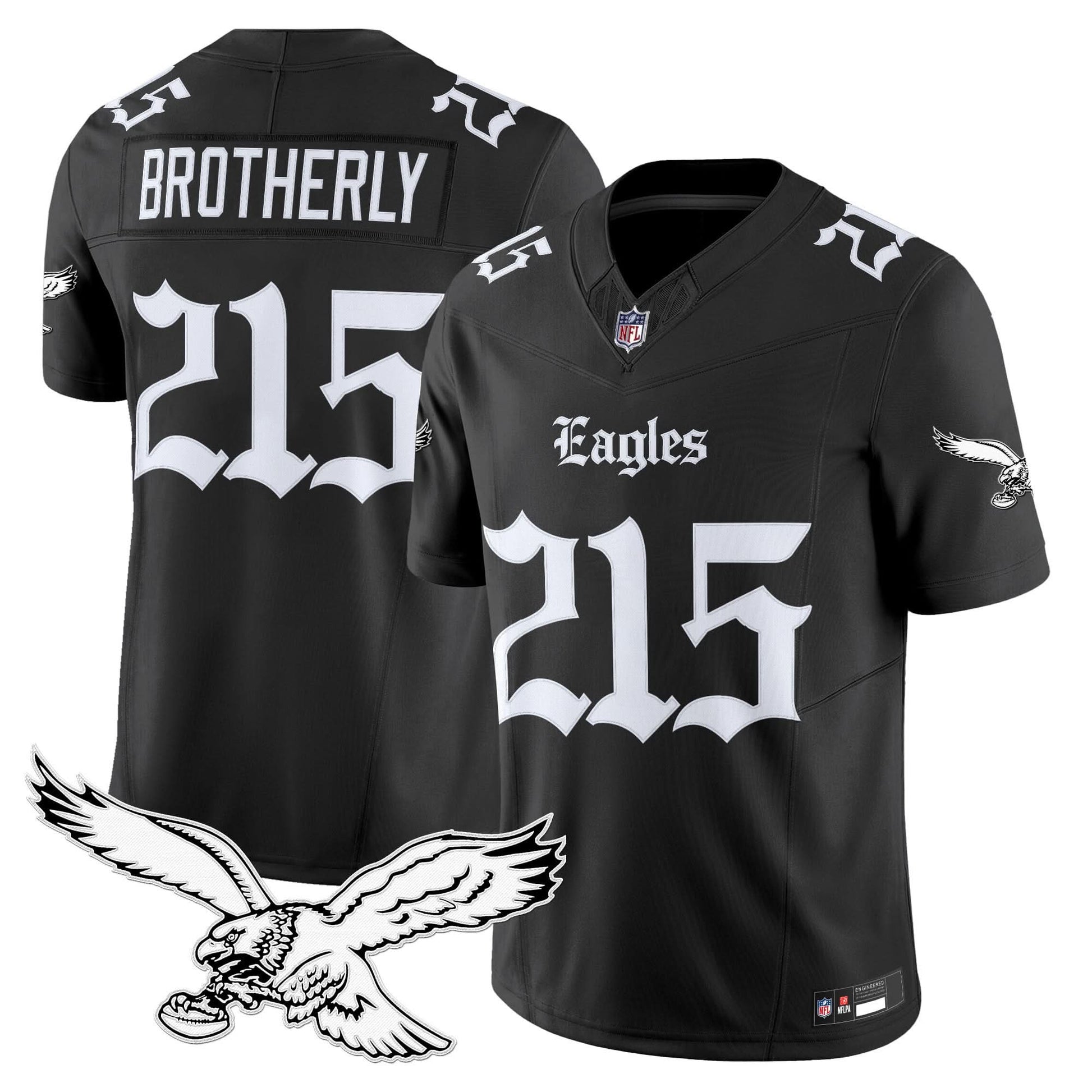 Philadelphia Eagles 'Gothic Philly Edition' Vapor Limited Jersey - All Stitched