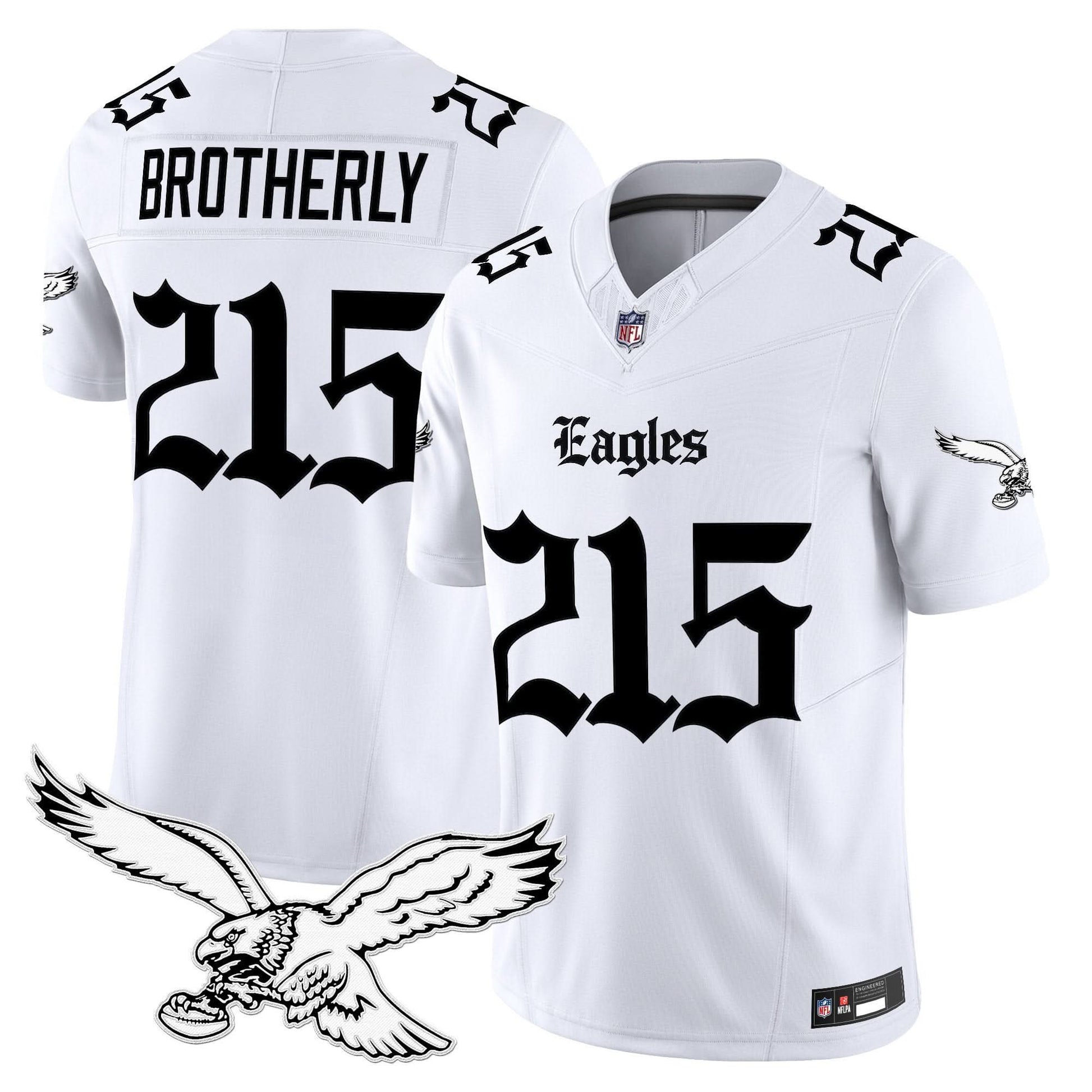 Philadelphia Eagles 'Gothic Philly Edition' Vapor Limited Jersey - All Stitched