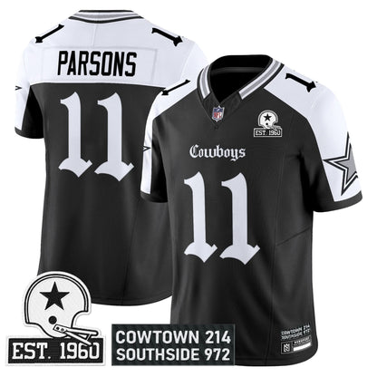 Dallas Cowboys 'Gothic Lone Star Edition' Vapor Limited Jersey - All Stitched