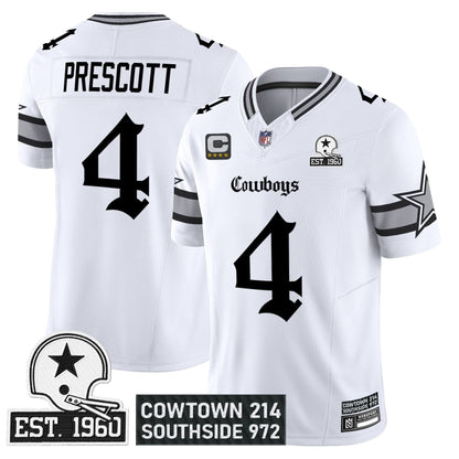 Dallas Cowboys 'Gothic Lone Star Edition' Vapor Limited Jersey - All Stitched