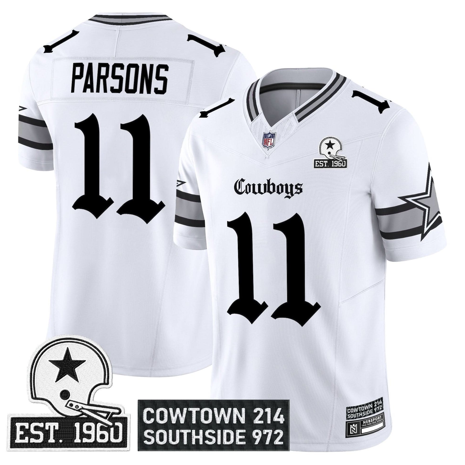 Dallas Cowboys 'Gothic Lone Star Edition' Vapor Limited Jersey - All Stitched