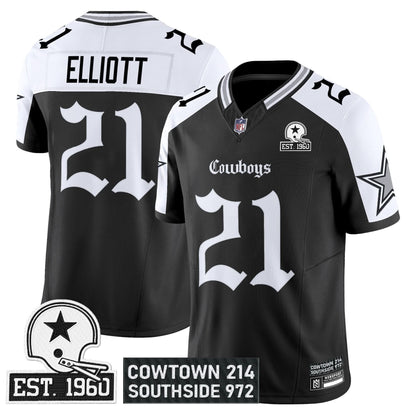 Dallas Cowboys 'Gothic Lone Star Edition' Vapor Limited Jersey - All Stitched