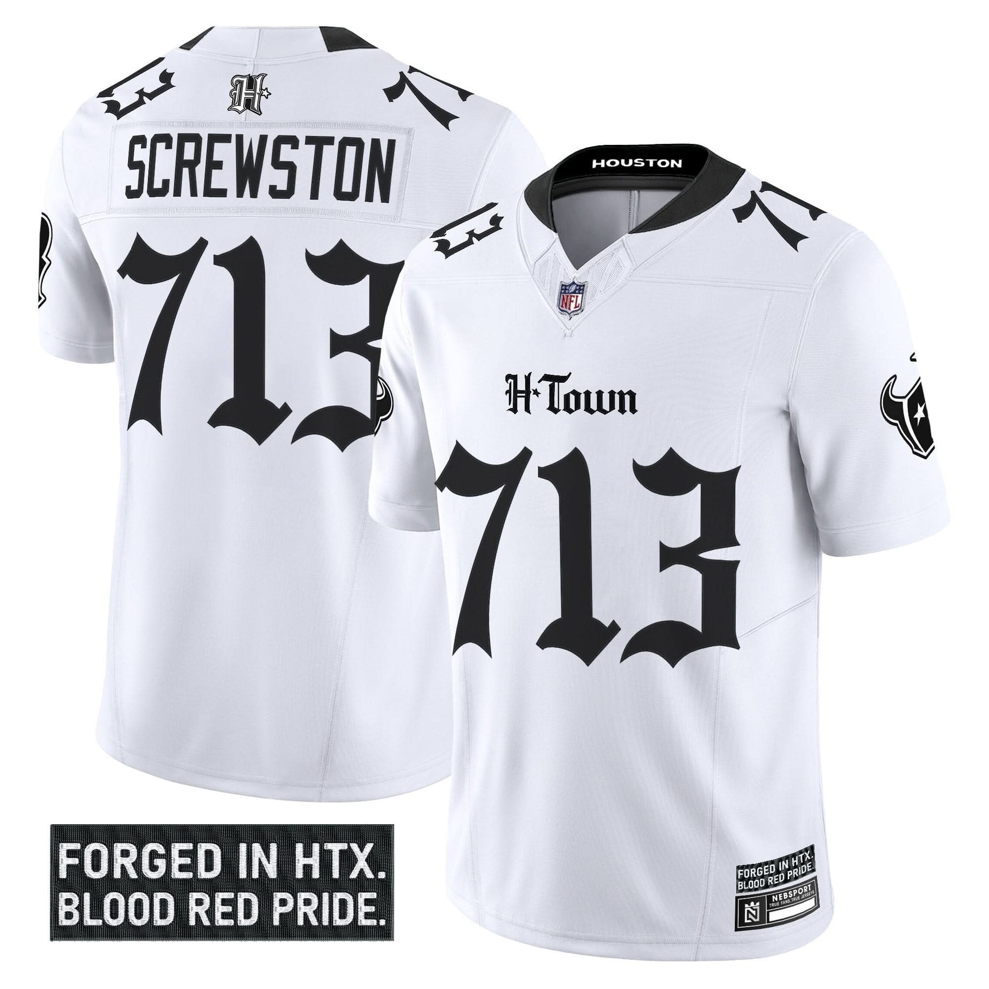 Houston Texans 'Gothic Lone Star Shadows Edition' Vapor Limited Jersey - All Stitched