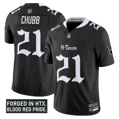 Houston Texans 'Gothic Lone Star Shadows Edition' Vapor Limited Jersey - All Stitched