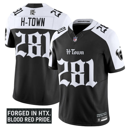 Houston Texans 'Gothic Lone Star Shadows Edition' Vapor Limited Jersey - All Stitched