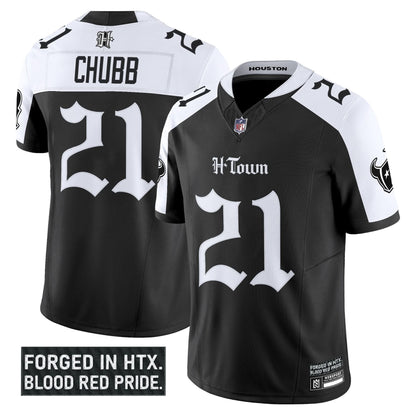 Houston Texans 'Gothic Lone Star Shadows Edition' Vapor Limited Jersey - All Stitched