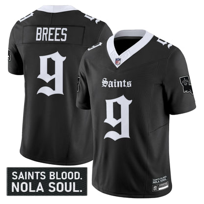 New Orleans Saints 'Gothic Vieux Carré Edition' Vapor Jersey - All Stitched
