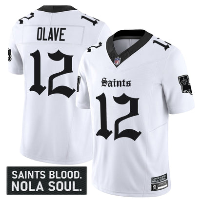 New Orleans Saints 'Gothic Vieux Carré Edition' Vapor Jersey - All Stitched