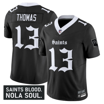 New Orleans Saints 'Gothic Vieux Carré Edition' Vapor Jersey - All Stitched