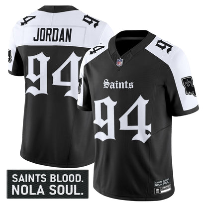 New Orleans Saints 'Gothic Vieux Carré Edition' Vapor Jersey - All Stitched