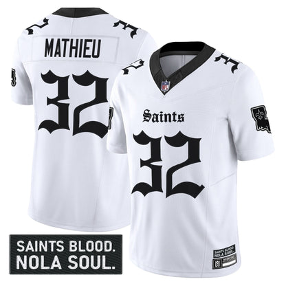 New Orleans Saints 'Gothic Vieux Carré Edition' Vapor Jersey - All Stitched