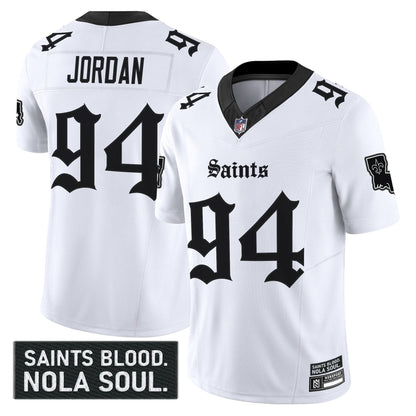 New Orleans Saints 'Gothic Vieux Carré Edition' Vapor Jersey - All Stitched